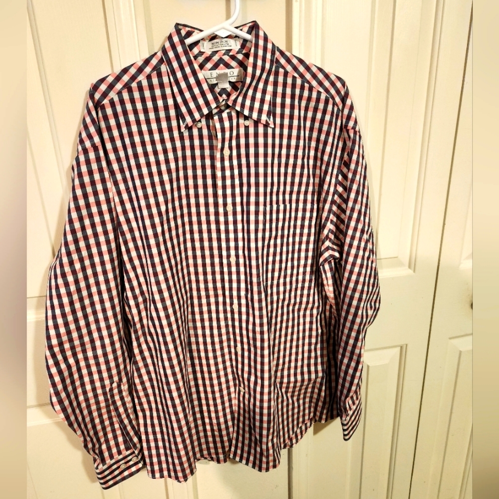 ENRO Mens Large Button Down Dress